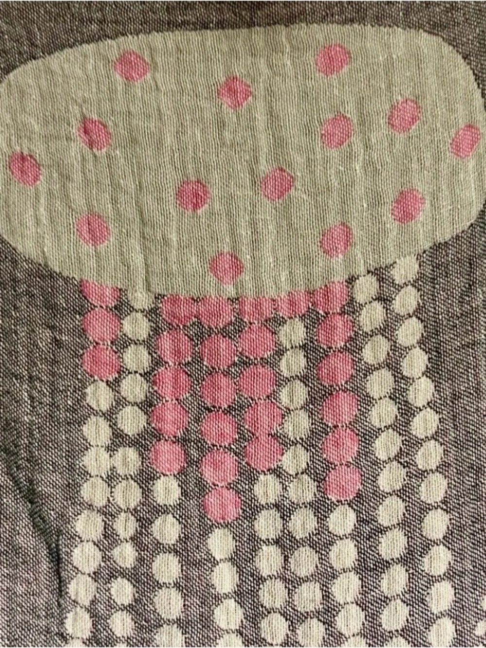 Jellyfish Patterned Throw Tapestry Towel 2 Side Organic Cotton Violet +!Gray NEW